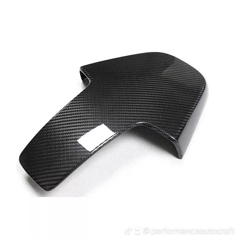 Dry Carbon Fiber Car Seat Back Covers Trims For BMW M2 M3 M4 M8 X3M X4M