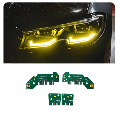 BMW 3 Series G20 G21 G28 Yellow LED DRL Module 2018-2021