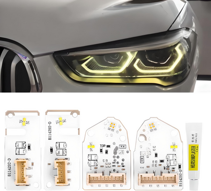 BMW X1 F48 F49 Yellow LED DRL Module 2019-2022