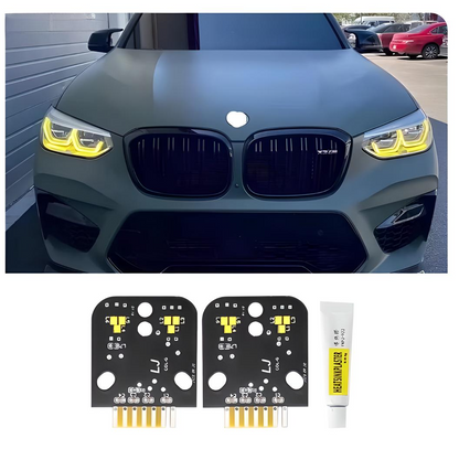 BMW X3 G01 X4 G02 X3M F97 X4M F98 Yellow LED DRL Module 2018-2021