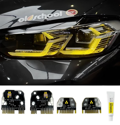 BMW X3 G01 X4 G02 X3M F97 X4M F98 Yellow LED DRL Module 2022-2023