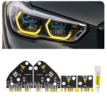 BMW X5 G05 X6 G06 X5M F95 X6M F96 Yellow LED DRL Module 2019-2023