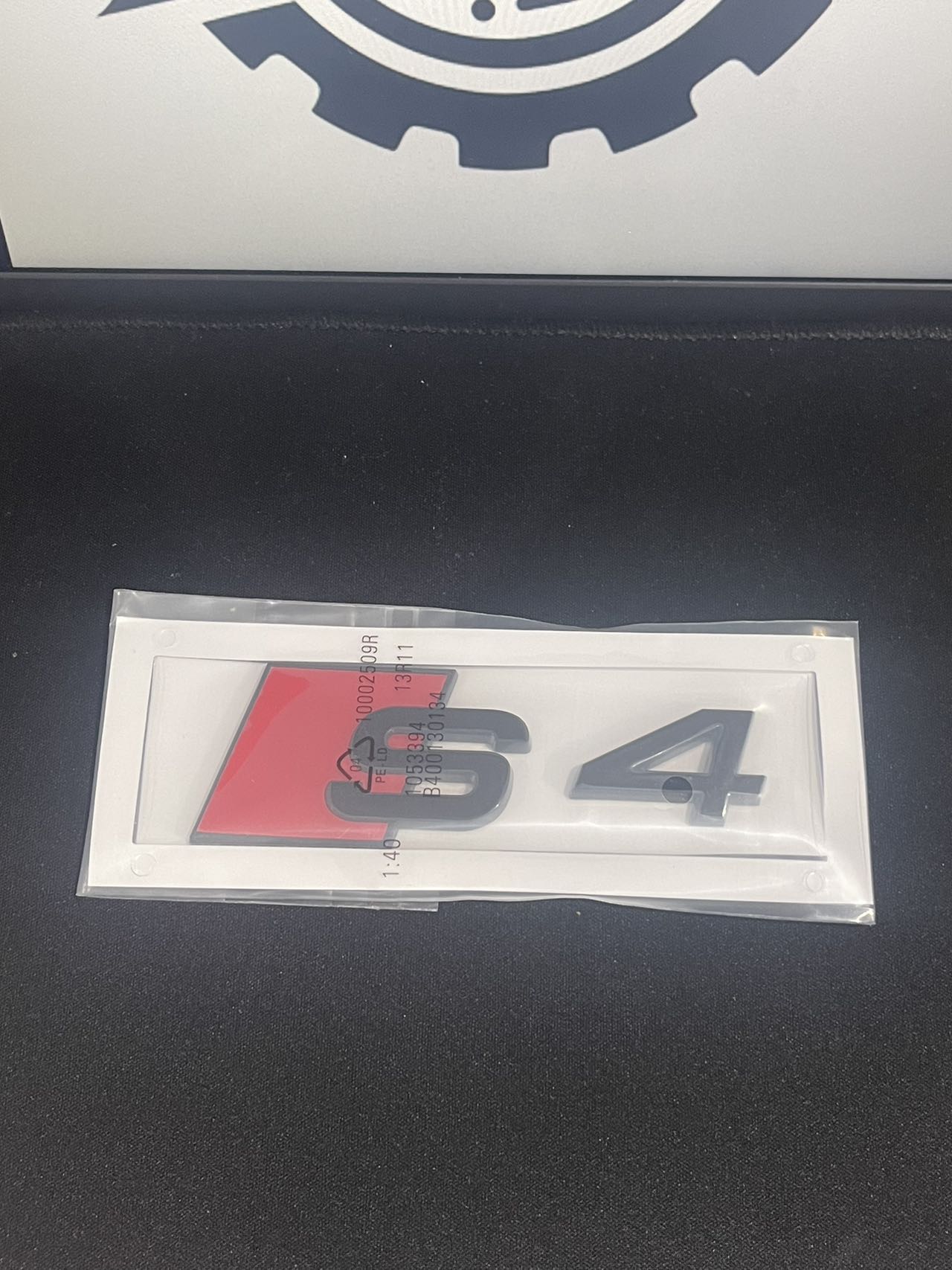 Audi A4 S4 RS4 Black Emblem Badge