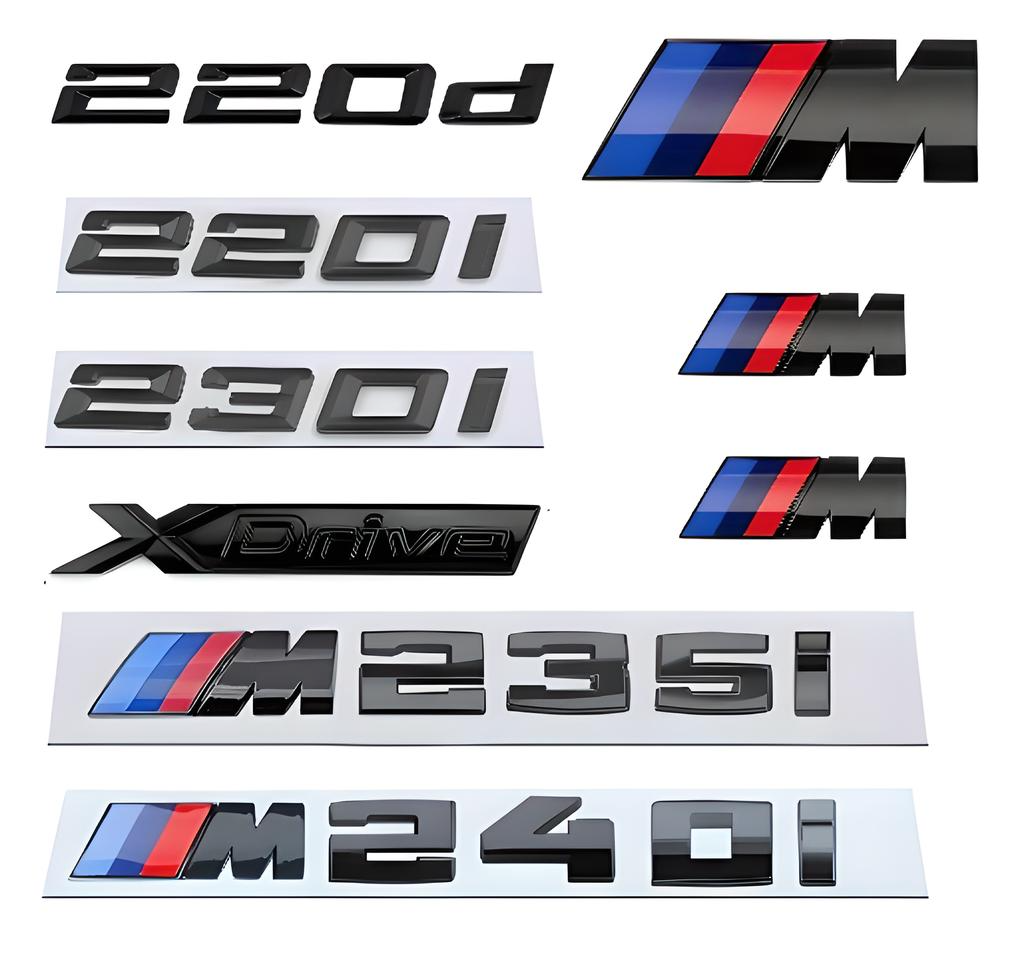 BMW 2 Series Black Emblem Badge