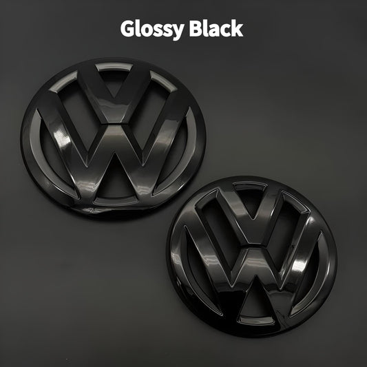 Front And Rear Black Emblem Badges Cover For Volkswagen