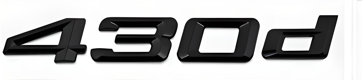 BMW 4 Series Black Emblem Badge