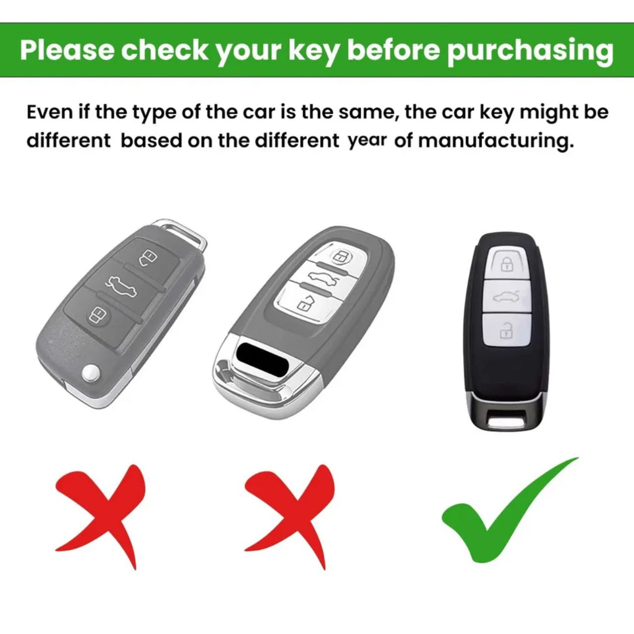 Audi Key Fob Case Cover Audi Car Key Cover Audi Key Shell