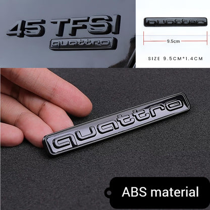 Audi A7 S7 RS7 Black Emblem Badge