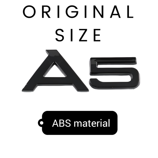 Audi A5 S5 RS5 Black Emblem Badge