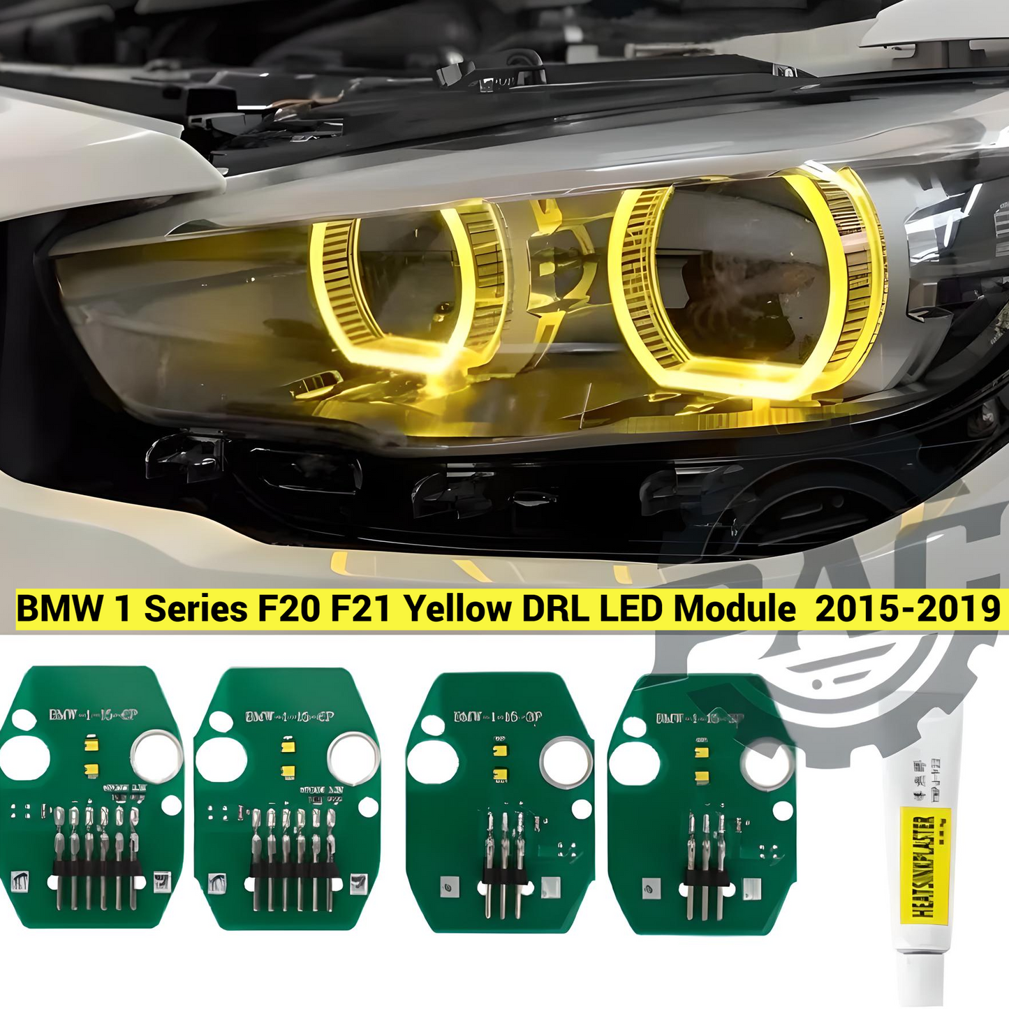 BMW 1 Series F20 F21 CSL Yellow DRL LED Module  2015-2019