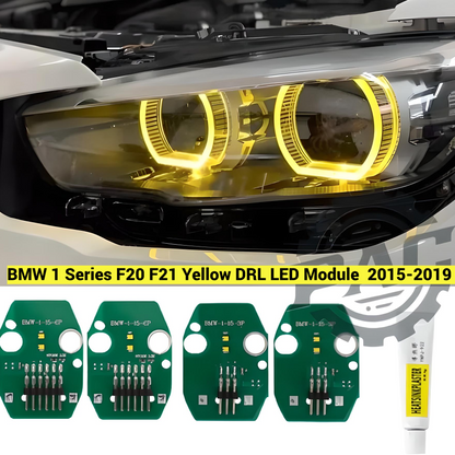 BMW 1 Series F20 F21 CSL Yellow DRL LED Module  2015-2019