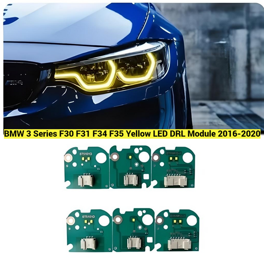 BMW 3 Series F30 F31 F34 F35 Yellow LED DRL Module 2016-2020