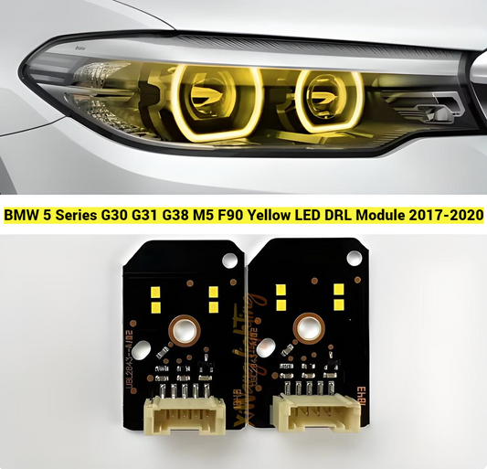 BMW 5 Series G30 G31 G38 M5 F90 Yellow LED DRL Module 2017-2020