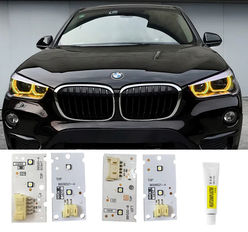 BMW X1 F48 F49 Yellow LED DRL Module 2016-2019