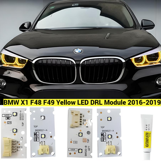 BMW X1 F48 F49 Yellow LED DRL Module 2016-2019