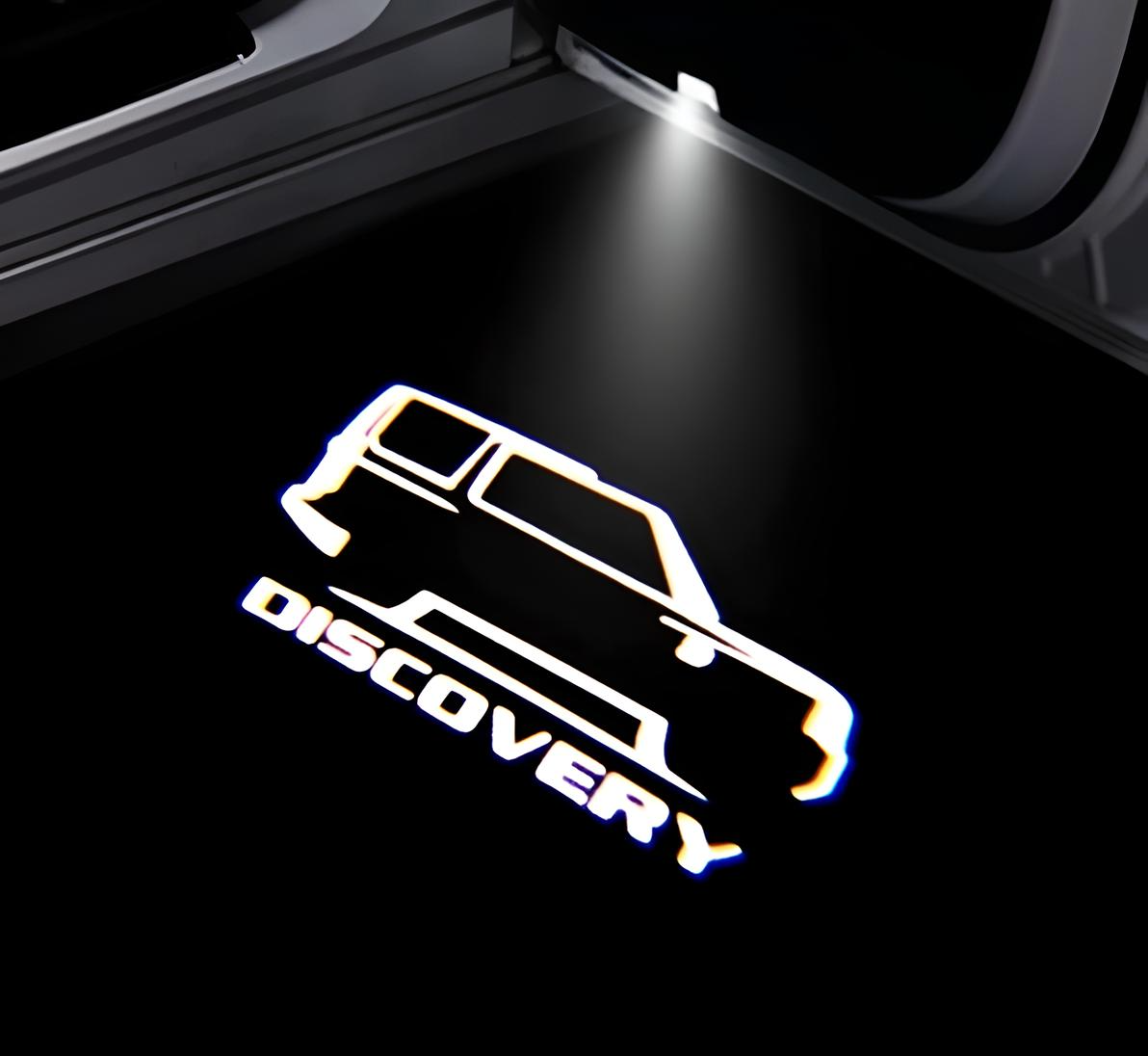 2Pcs Land Rover Car Door Projector Light LED Logo Projector - Range Rover Puddle Shadow Lamp