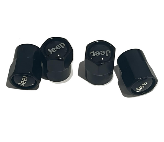 Jeep Tire Valve Caps - Thickened Aluminum Alloy