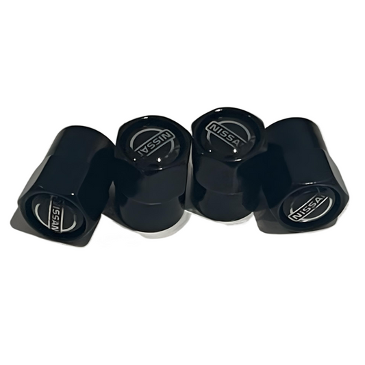 Nissan Tire Valve Caps - Thickened Aluminum Alloy