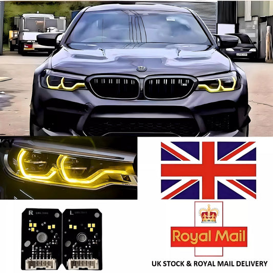 BMW 5 Series G30 G31 G38 M5 F90 6 Series G32 Yellow LED DRL Module 2017-2020