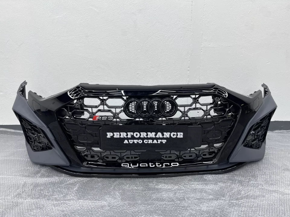 2021-2024 AUDI A3 8V Front Bumper S3 Front Bumper RS3 Style Front Bumper