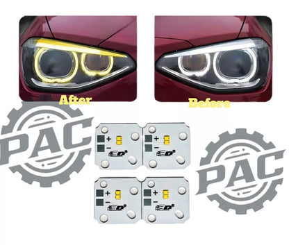 BMW 1 Series F20 F21 CSL Yellow DRL LED Module 2011-2014