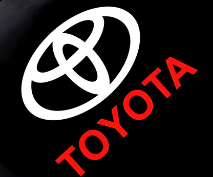 2Pcs Toyota Car Door Projector Light LED Logo Projector - Toyota Puddle Shadow Lamp